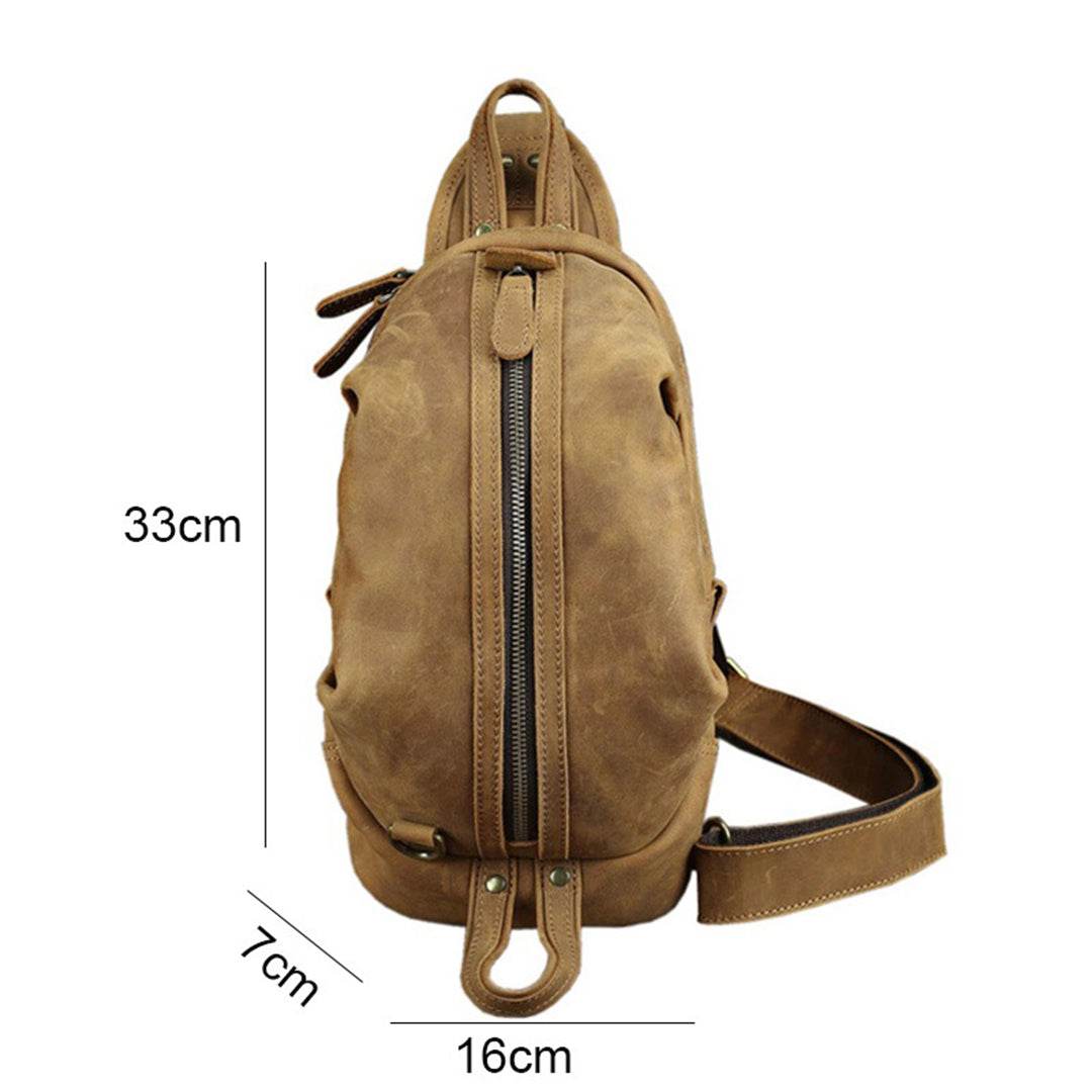 Bolsa Crossbody Masculina BP 804 em Couro - BAGYPACK