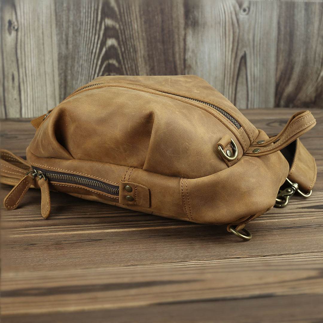 Bolsa Crossbody Masculina BP 804 em Couro - BAGYPACK