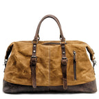 Bolsa de viagem BP 600 Espaçosa Lona + Couro - BAGYPACK