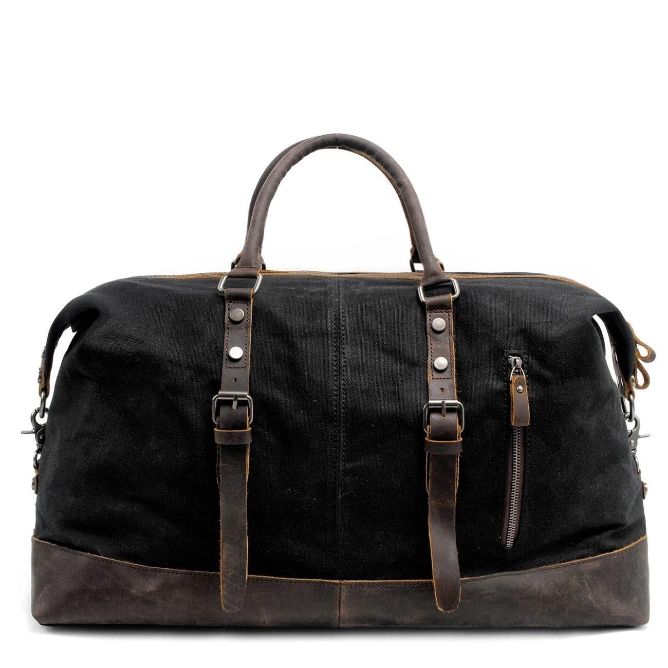 Bolsa de viagem BP 600 Espaçosa Lona + Couro - BAGYPACK