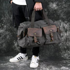 Bolsa de Viagem BP 601 Lona+Couro - BAGYPACK