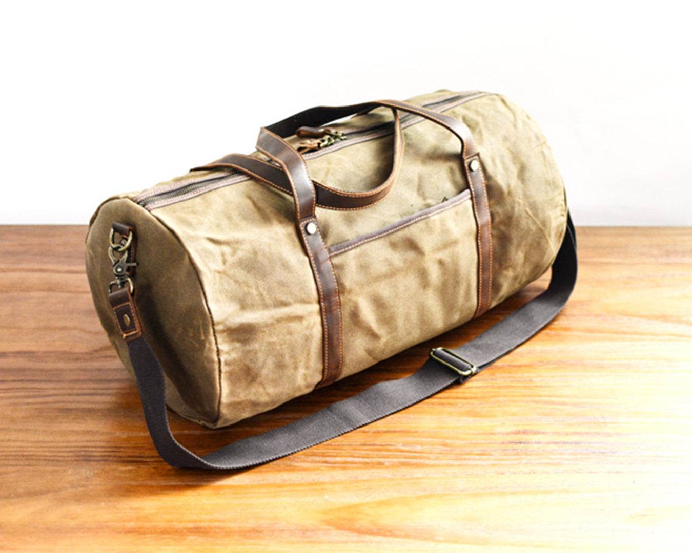 Bolsa de Viagem Compacta BP 603 Lona+couro - BAGYPACK