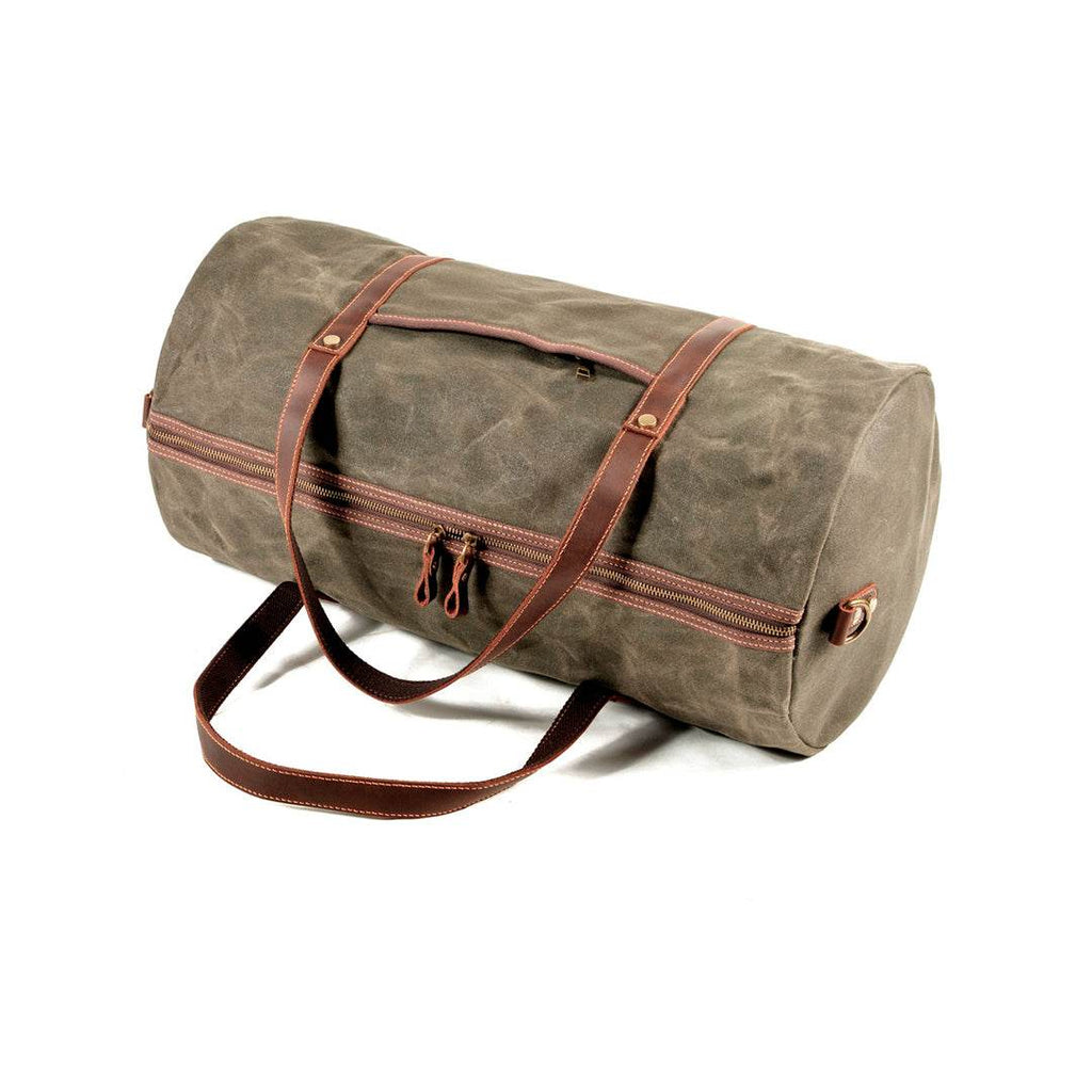 Bolsa de Viagem BP 603 Compacta em Lona + Couro BAGYPACK
