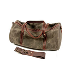 Bolsa de Viagem Compacta BP 603 | Lona Couro | Mala de Mão | Bagypack - BAGYPACK