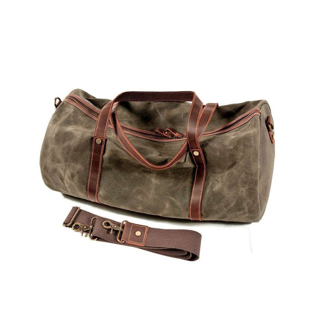 Bolsa de Viagem BP 603 Compacta em Lona + Couro BAGYPACK