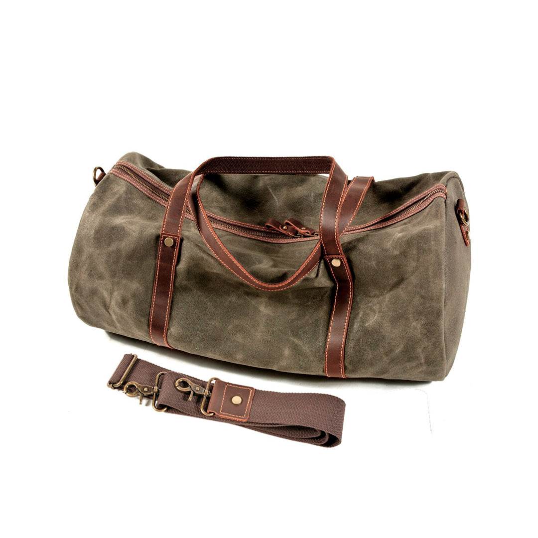 Bolsa de Viagem BP 603 Compacta em Lona + Couro BAGYPACK