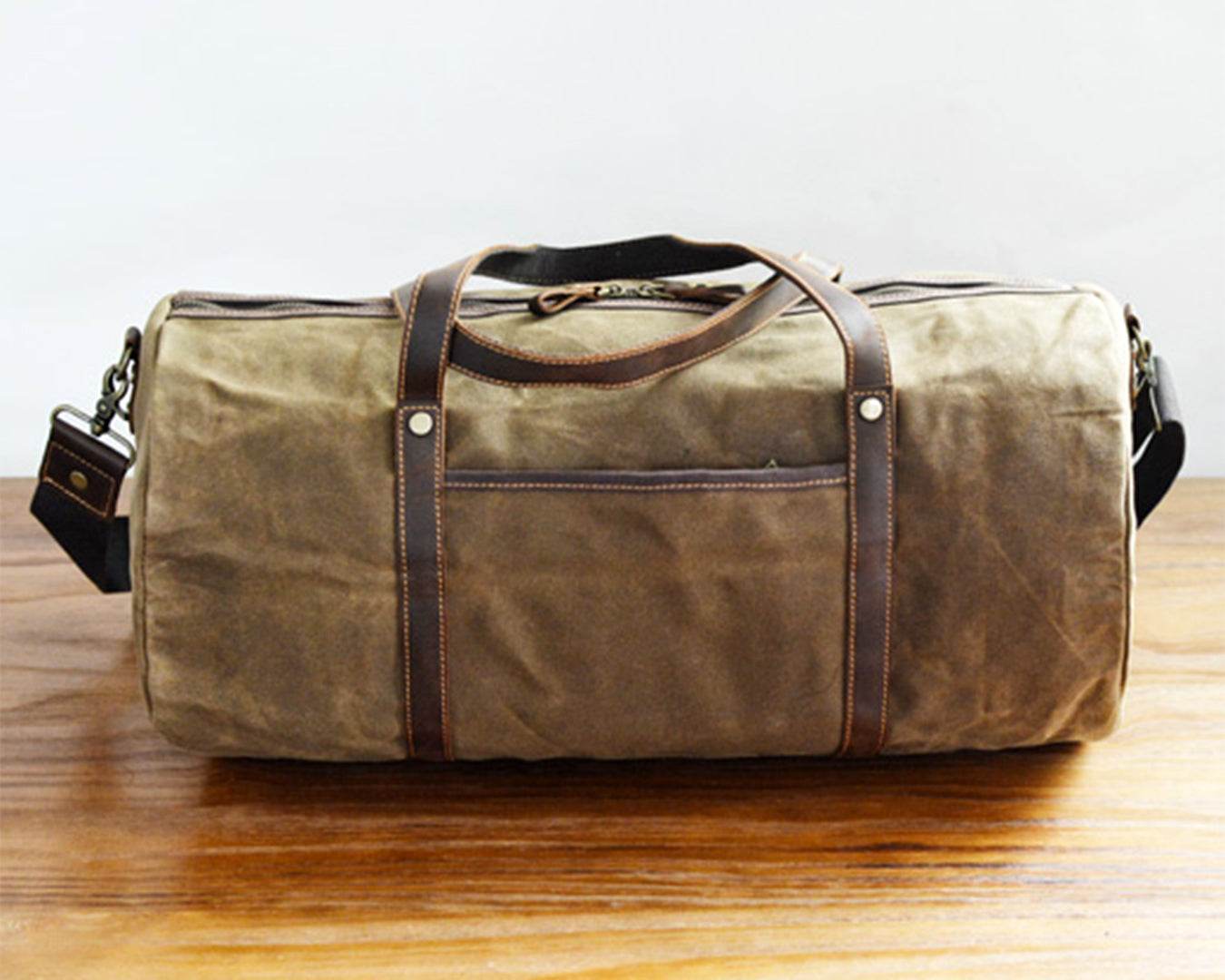 Bolsa de Viagem Compacta BP 603 Lona+couro - BAGYPACK