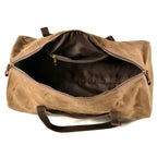 Bolsa de Viagem Compacta BP 603 | Lona Couro | Mala de Mão | Bagypack - BAGYPACK