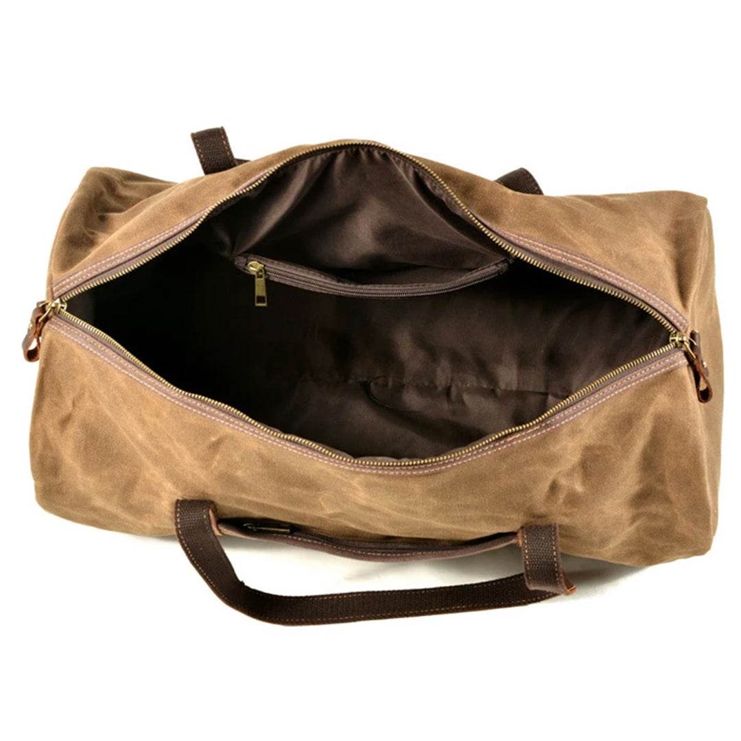 Bolsa de Viagem BP 603 Compacta em Lona + Couro BAGYPACK