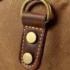 Bolsa de Viagem Compacta BP 603 | Lona Couro | Mala de Mão | Bagypack - BAGYPACK