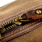 Bolsa de Viagem Compacta BP 603 | Lona Couro | Mala de Mão | Bagypack - BAGYPACK