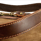 Bolsa de Viagem Compacta BP 603 | Lona Couro | Mala de Mão | Bagypack - BAGYPACK