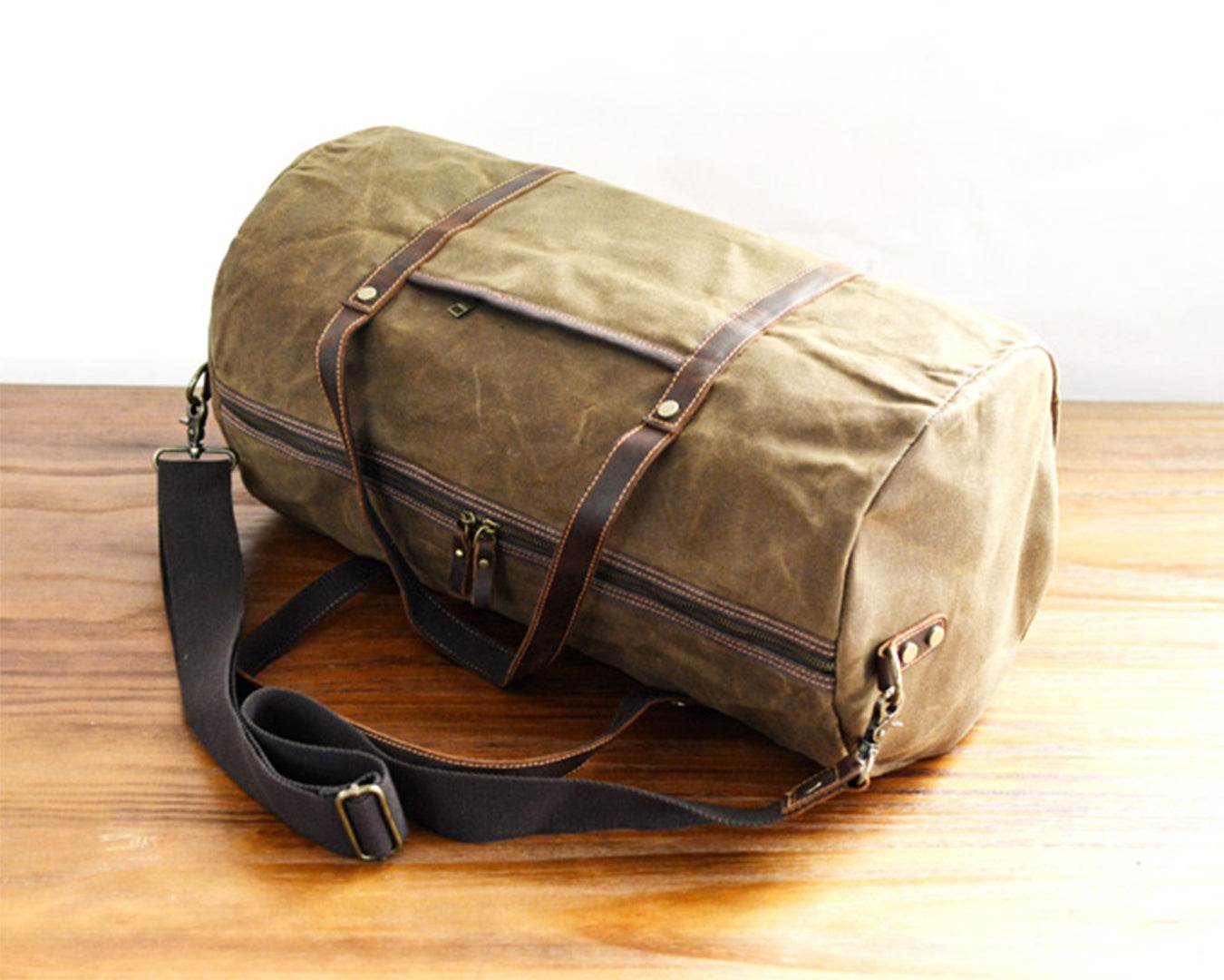 Bolsa de Viagem Compacta BP 603 Lona+couro - BAGYPACK