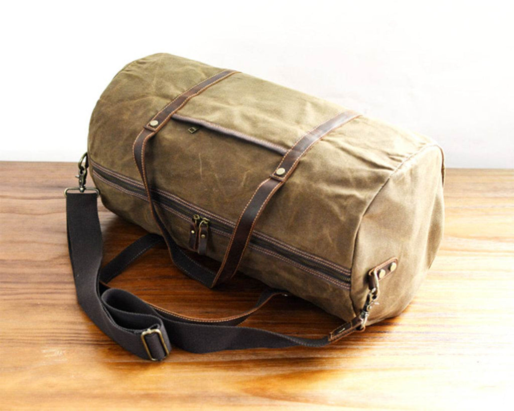 Bolsa de Viagem BP 603 Compacta em Lona + Couro BAGYPACK