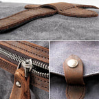 Bolsa de Viagem BP 606 | Lona e Couro | Duffel Bag Clássica | Bagypack - BAGYPACK