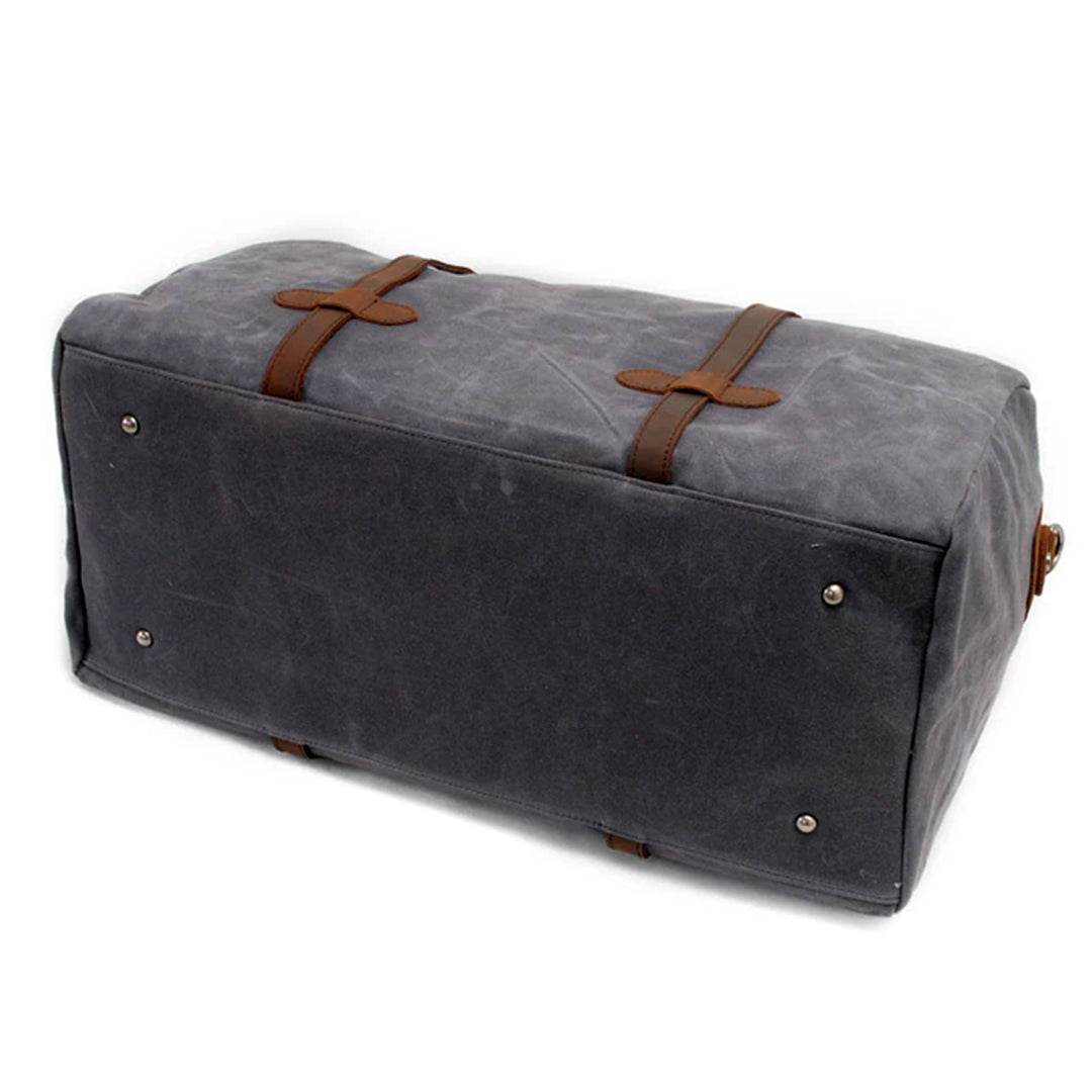 Bolsa de Viagem BP 606 em Lona e Couro. Duffel Bag Clássica BAGYPACK