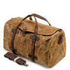 Bolsa de Viagem BP 606 em Lona e Couro. Duffel Bag Clássica BAGYPACK