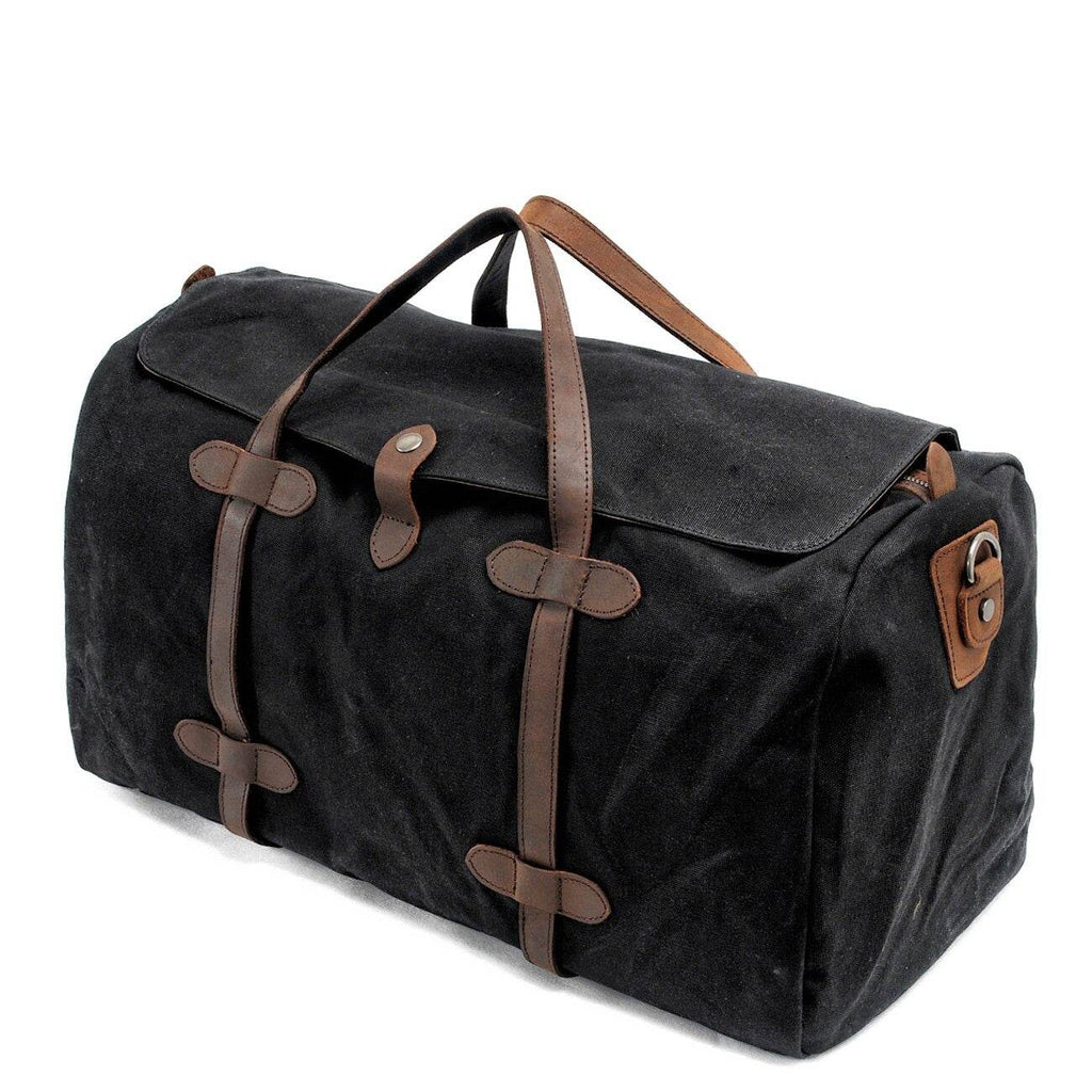 Bolsa de Viagem BP 606 em Lona e Couro. Duffel Bag Clássica BAGYPACK
