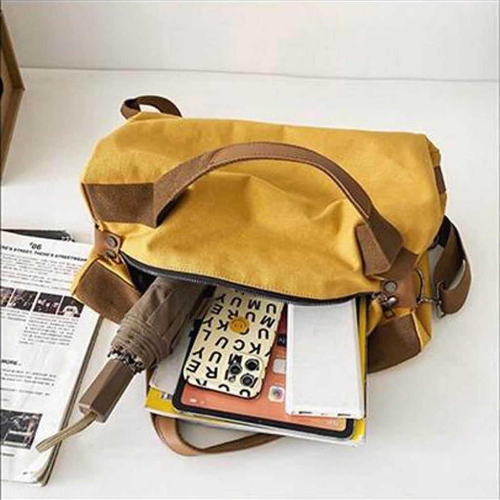 Bolsa de Viagem BP 607 Compacta em Lona + Couro BAGYPACK