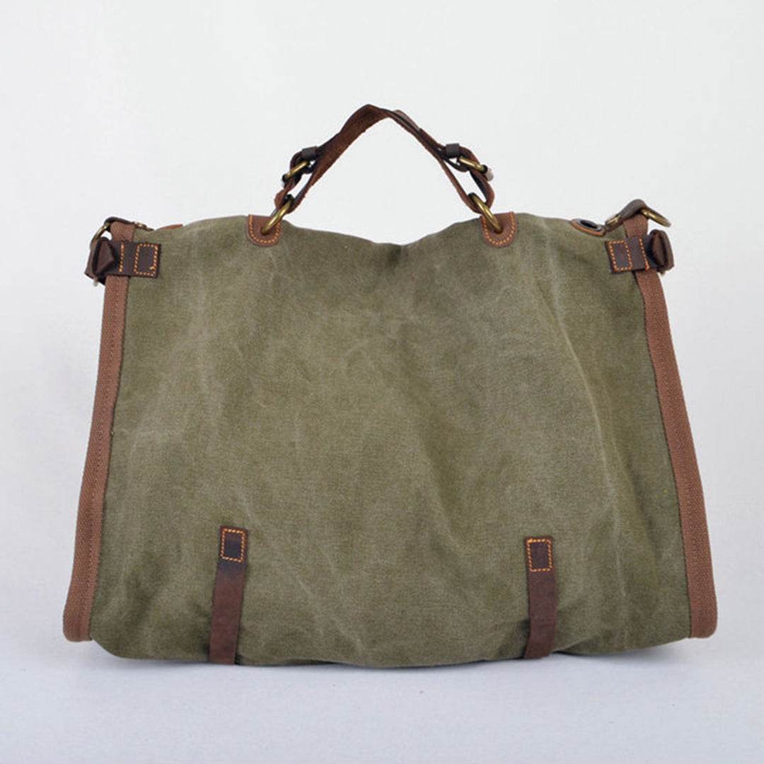 Bolsa de Viagem Espaçosa BP 608 Lona+Couro - BAGYPACK