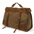 Bolsa de Viagem BP 608 | Lona e Couro | Espaçosa Duffel Bag | Bagypack - BAGYPACK