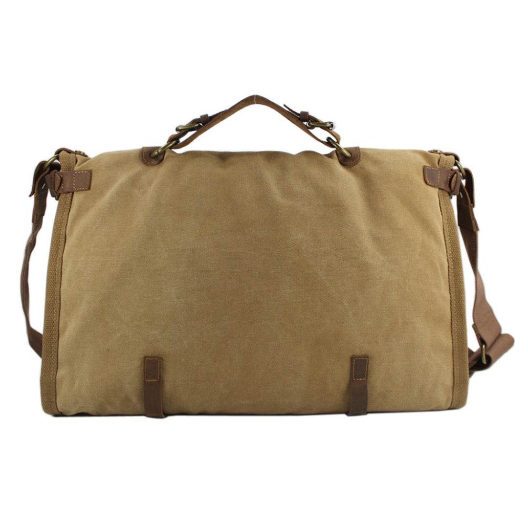 Bolsa de Viagem Espaçosa BP 608 Lona+Couro - BAGYPACK