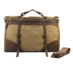 Bolsa de Viagem BP 608 | Lona e Couro | Espaçosa Duffel Bag | Bagypack - BAGYPACK
