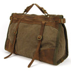 Bolsa de Viagem BP 608 | Lona e Couro | Espaçosa Duffel Bag | Bagypack - BAGYPACK
