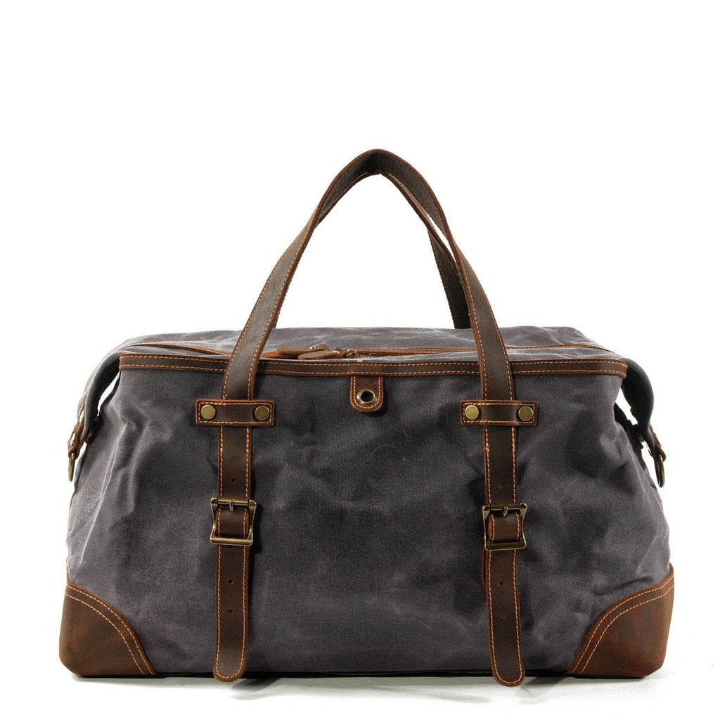 Bolsa de Viagem BP 610 em Lona e Couro. Duffel Bag Clássica BAGYPACK