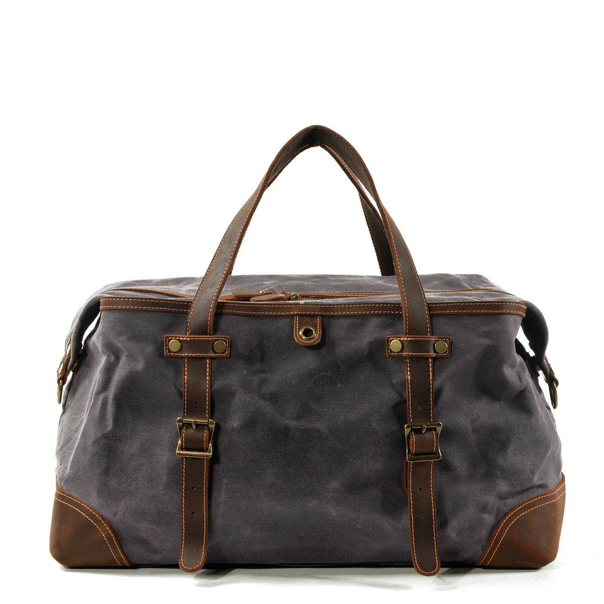 Bolsa de Viagem BP 610 em Lona e Couro. Duffel Bag Clássica BAGYPACK