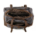 Bolsa de Viagem BP 610 | Lona e Couro | Duffel Bag Clássica | Bagypack - BAGYPACK