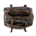 Bolsa de Viagem BP 610 em Lona e Couro. Duffel Bag Clássica BAGYPACK