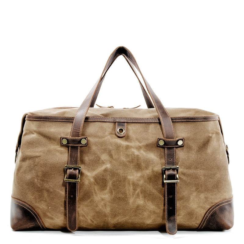 Bolsa de Viagem BP 610 em Lona e Couro. Duffel Bag Clássica BAGYPACK