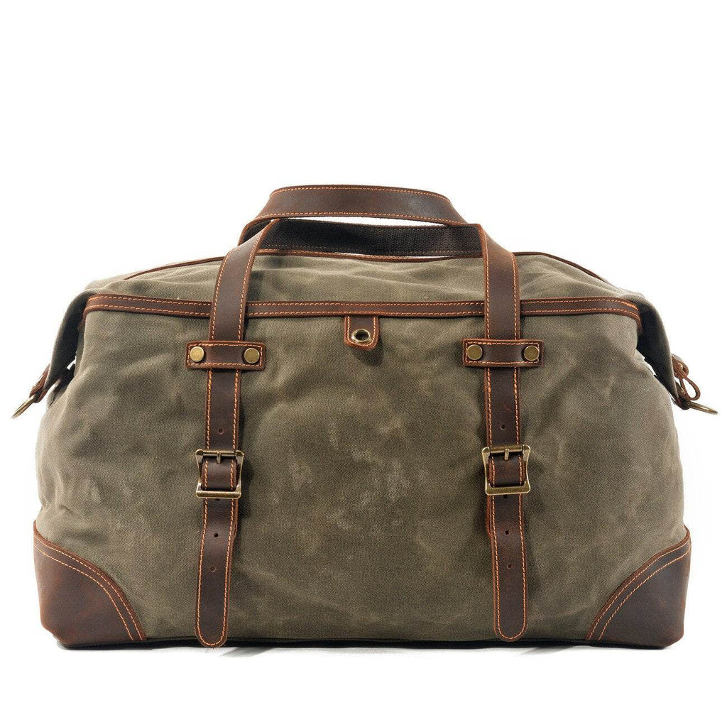 Bolsa de Viagem BP 610 em Lona e Couro. Duffel Bag Clássica BAGYPACK
