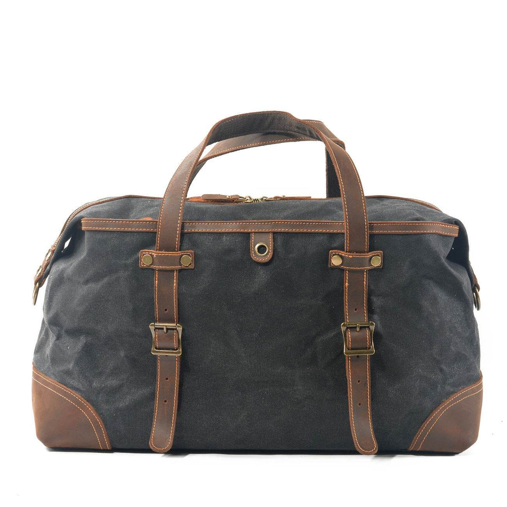 Bolsa de Viagem BP 610 em Lona e Couro. Duffel Bag Clássica BAGYPACK