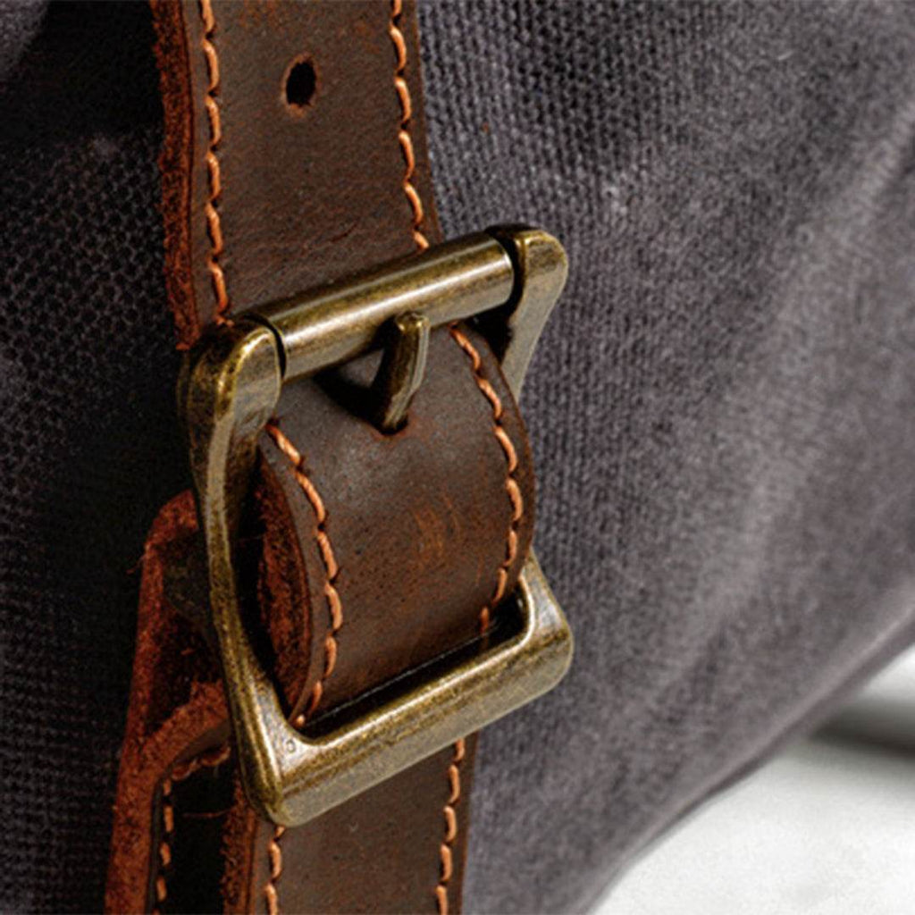 Bolsa de Viagem BP 610 em Lona e Couro. Duffel Bag Clássica BAGYPACK
