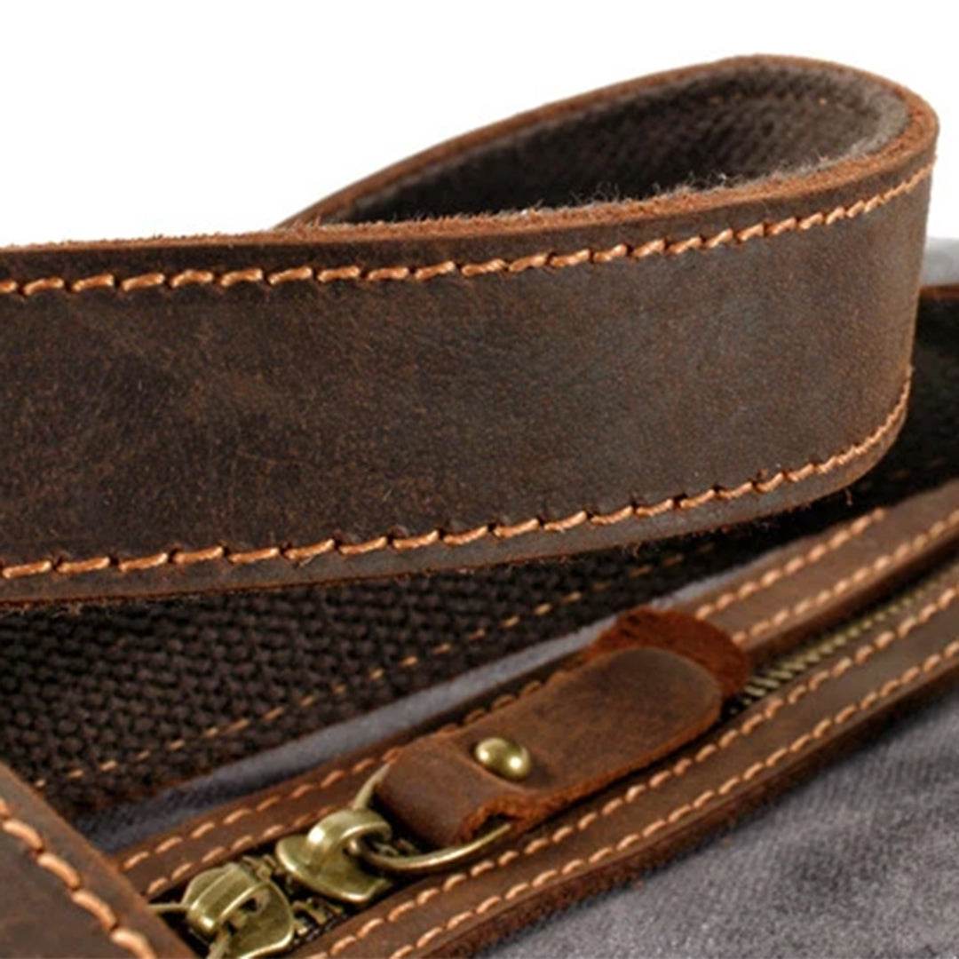 Bolsa de Viagem BP 610 em Lona e Couro. Duffel Bag Clássica BAGYPACK