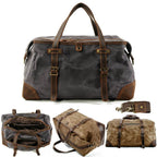 Bolsa de Viagem BP 610 em Lona e Couro. Duffel Bag Clássica BAGYPACK