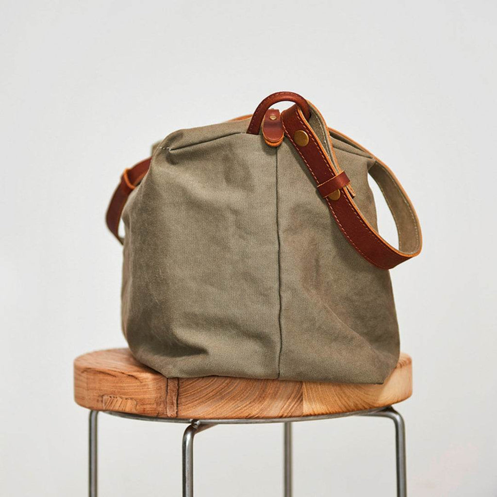 Bolsa Masculina BP 609 Tiracolo em Lona e Couro. Executiva Casual BAGYPACK