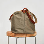 Bolsa Masculina BP 609 Tiracolo em Lona e Couro. Executiva Casual BAGYPACK