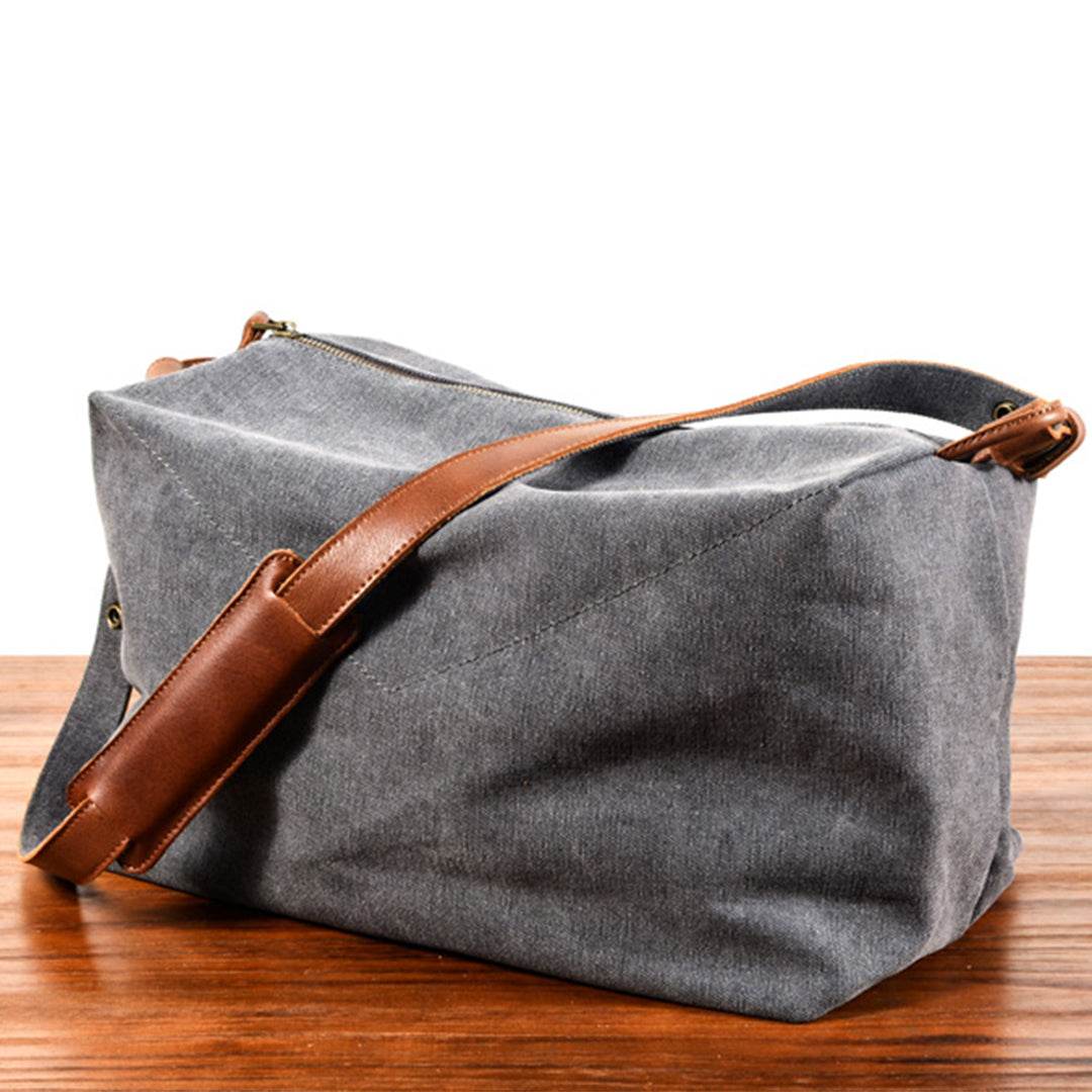 Bolsa Masculina BP 609 Tiracolo em Lona e Couro. Executiva Casual BAGYPACK