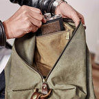Bolsa Masculina BP 609 Tiracolo em Lona e Couro. Executiva Casual BAGYPACK