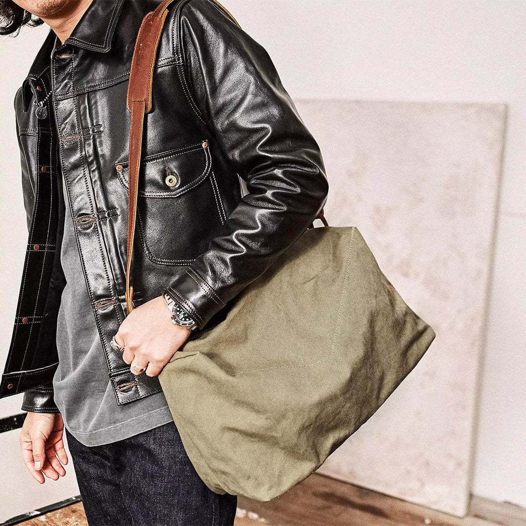 Bolsa Masculina BP 609 Tiracolo em Lona e Couro. Executiva Casual BAGYPACK