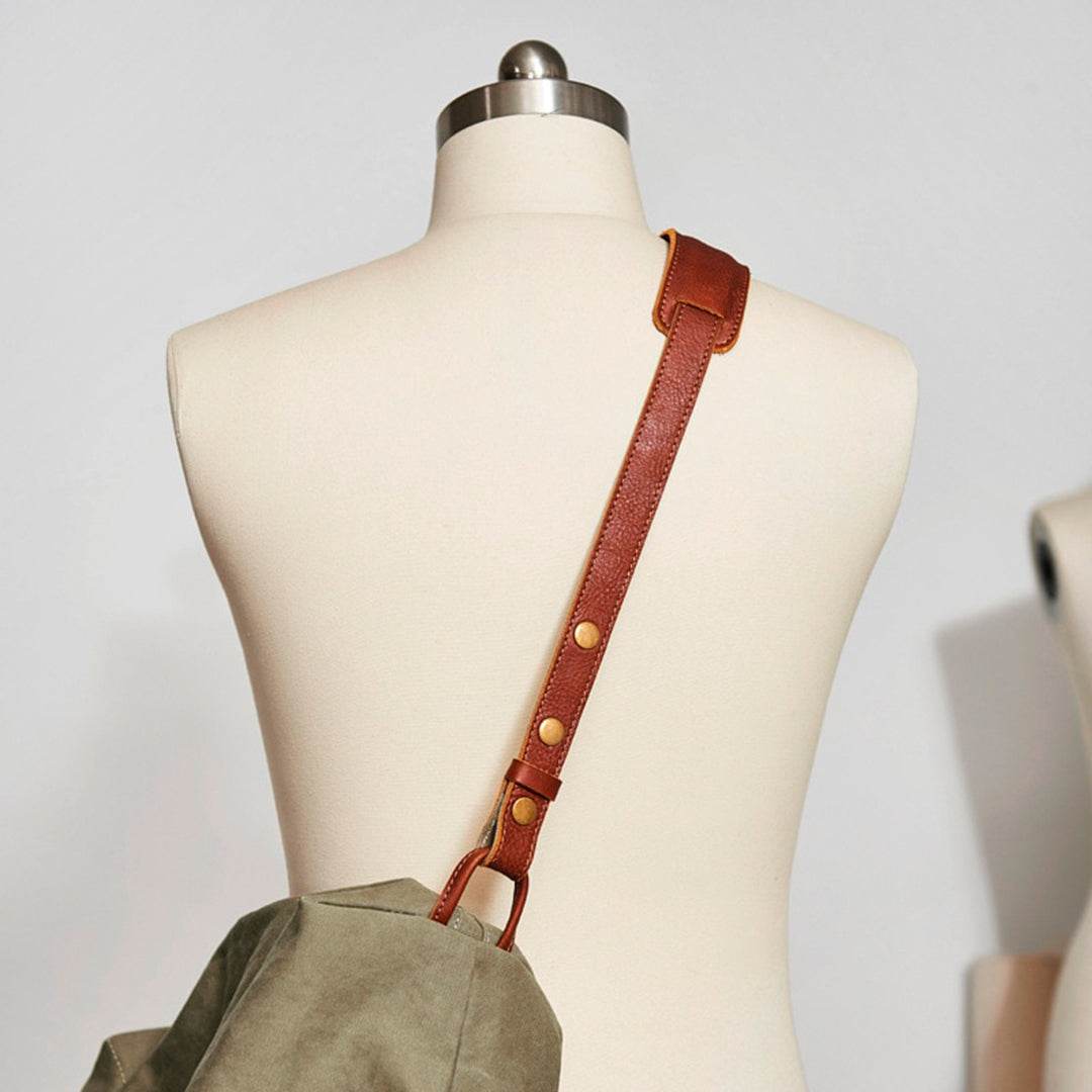 Bolsa Masculina BP 609 Tiracolo em Lona e Couro. Executiva Casual BAGYPACK
