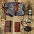 Bolsa Masculina BP 609 | Lona e Couro | Executiva Casual | Bagypack - BAGYPACK