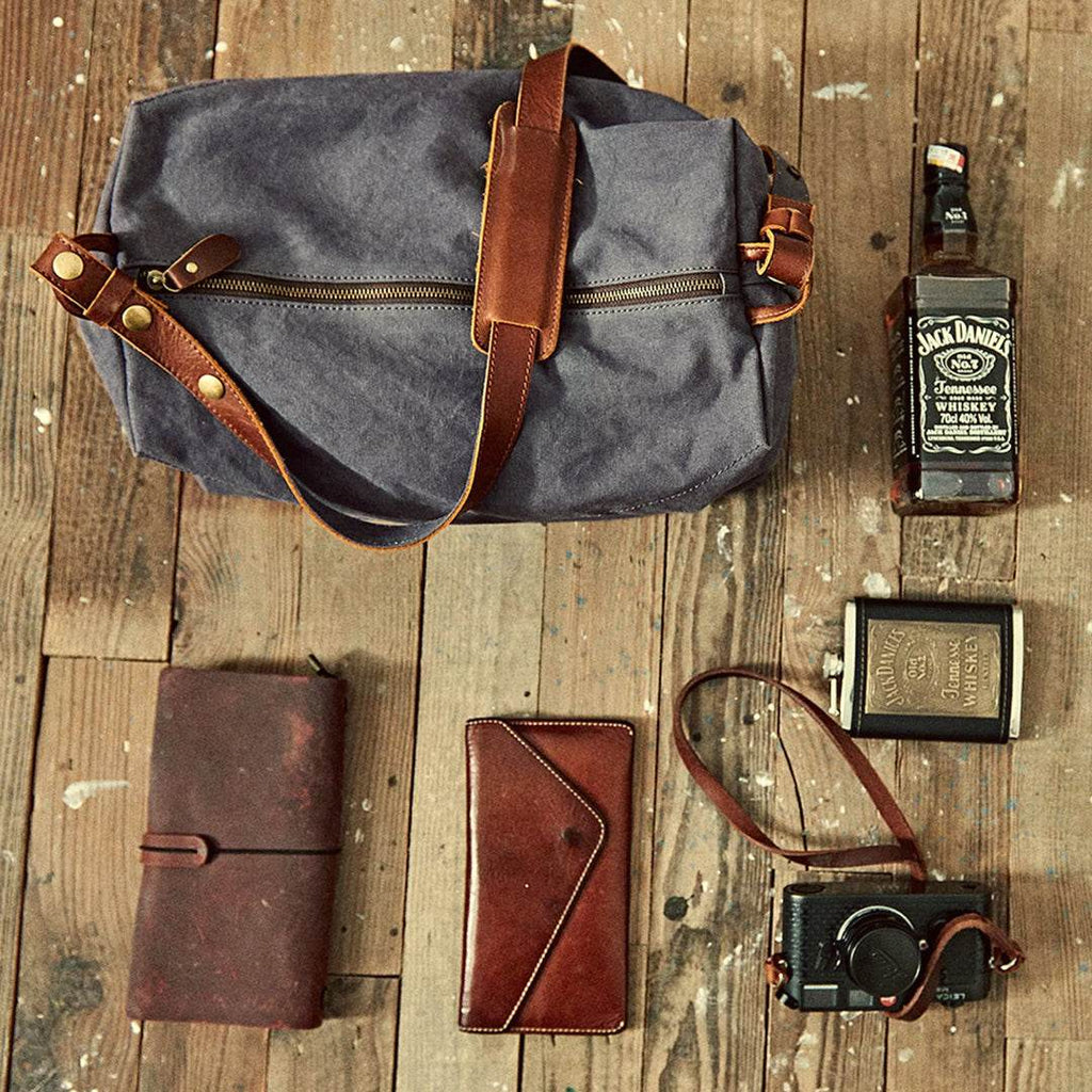Bolsa Masculina BP 609 Tiracolo em Lona e Couro. Executiva Casual BAGYPACK
