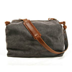Bolsa Masculina BP 609 Tiracolo em Lona e Couro. Executiva Casual BAGYPACK