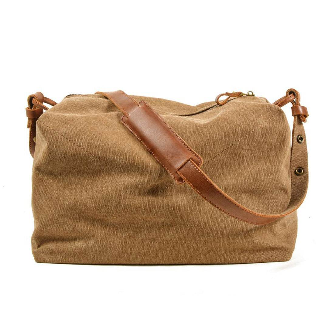 Bolsa Masculina BP 609 Tiracolo em Lona e Couro. Executiva Casual BAGYPACK
