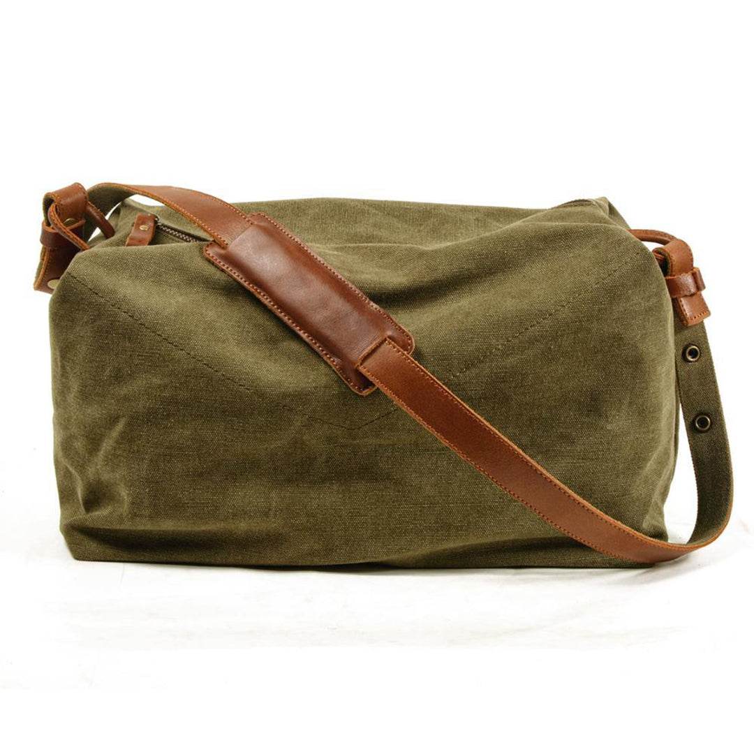 Bolsa Masculina BP 609 Tiracolo em Lona e Couro. Executiva Casual BAGYPACK