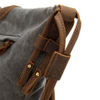 Bolsa Unissex BP 206 | Lona e Couro | Versátil Tiracolo | Bagypack - BAGYPACK